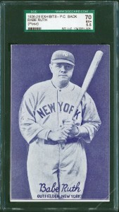 Babe Ruth 1929 Postcard Postcard from 1926 - 1929 of Babe Ruth