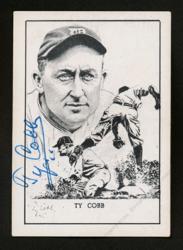 Callahan Baseball Card Set with Signed Cards of Ty Cobb, Cy Young, Rogers Hornsby and more.