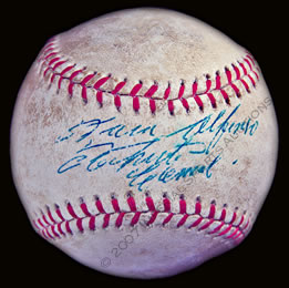 Autographed Roberto Clemente baseball