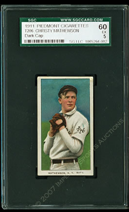 Christy Matthewson Cigarette Card