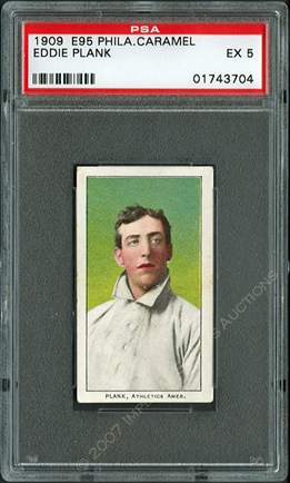 Eddie Plank Caramel Card